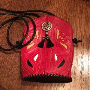 ACME LEATHER Western-style Mini Bag NWT